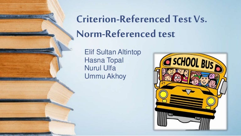 criterion-referenced-test