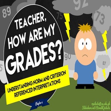 Criterion and Norm - Referenced Interpretations and the Four Frames of Reference
