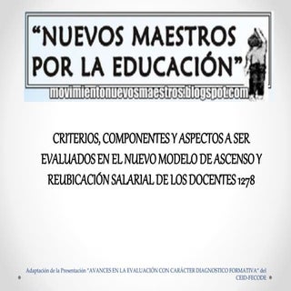 Criterios, componentes y aspectos  ...