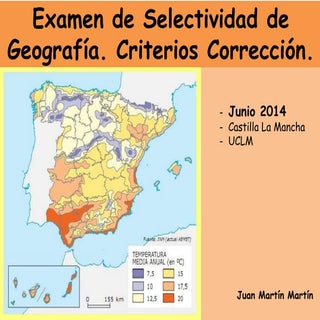 Criterios corrección. examen de Geo...