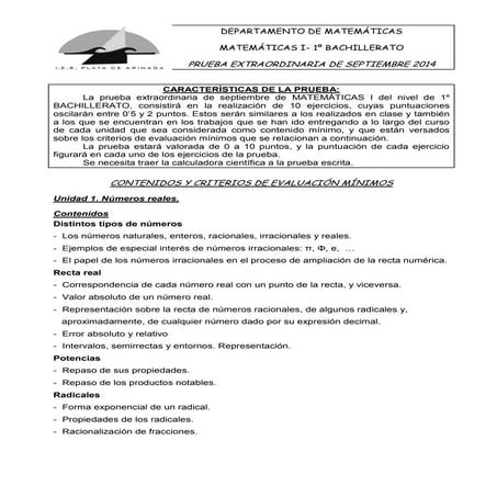 Criterios de Evaluaciòn