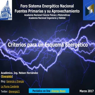 Criterios para una matriz energetic...