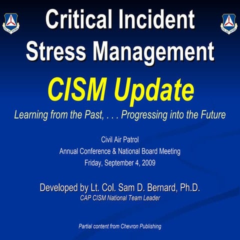 Critical incident-stress-managment-update386 | PPT