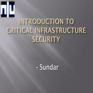 Critical Infrastructure Security Ta...