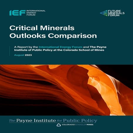 IEA Global Critical Minerals Outlook2025. | PDF