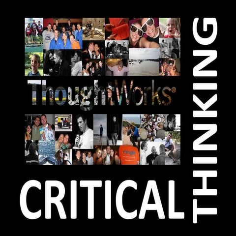 Critical Thinking For Globally Competitive Delivery