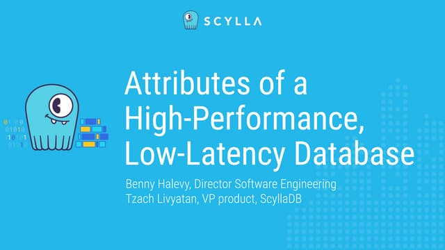Critical Attributes for a High-Performance, Low-Latency Database