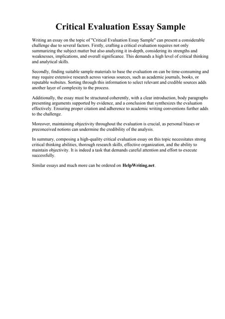 Critical Evaluation Essay Sample.pdf