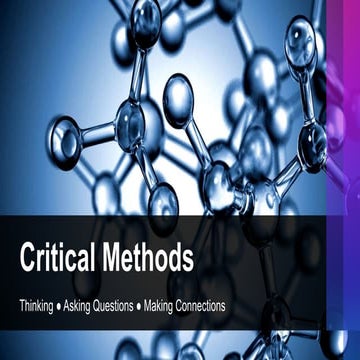 Critical methods | PPTX