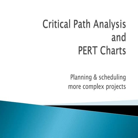Critical Path Analysis Pptx