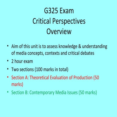 Critical perspectives   intro