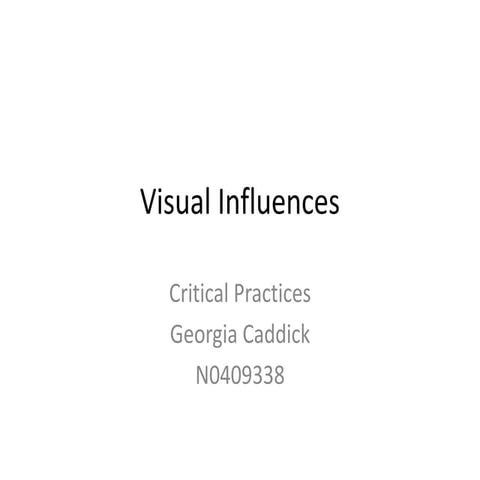 Georgia Caddick - Visual Influences - The Tempest