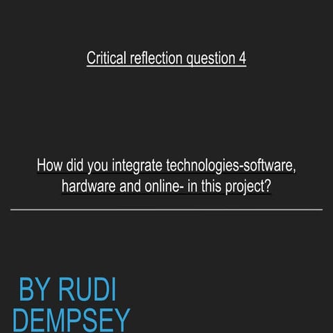 Q1 (a) digital technology essay | DOCX