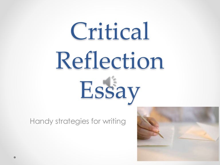 Critical reflection literature review