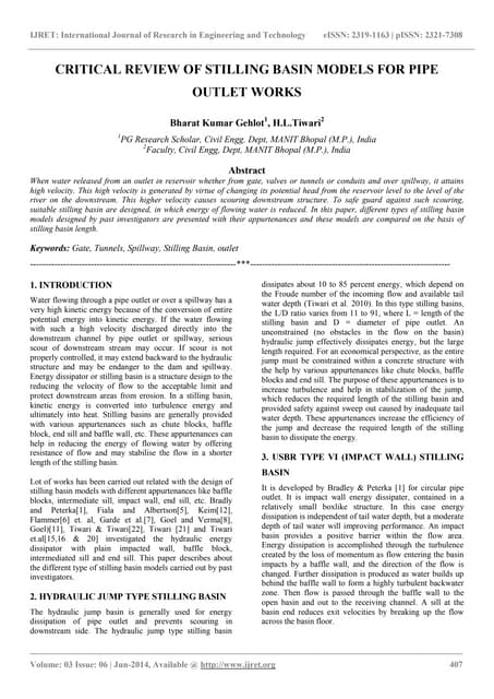 Hydraulic Design of Energy Dissipators for Culverts and Channels, 3rd ...