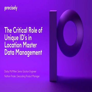 The Critical Role of Unique IDs in Location Master Data Management