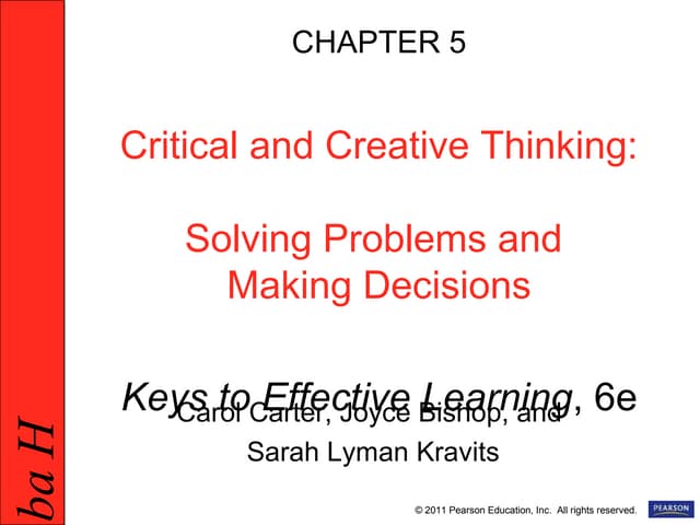 Critical thinking