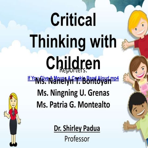 Critical Thinking with Children