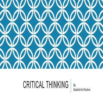 Critical thinking