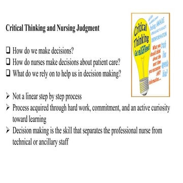critical thinking presentation in nursing