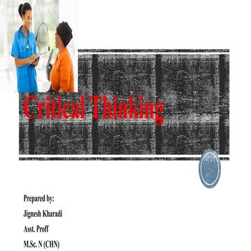 Critical thinking.                  pptx