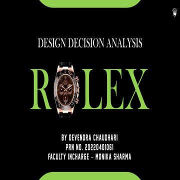 Rolex Watch | PDF