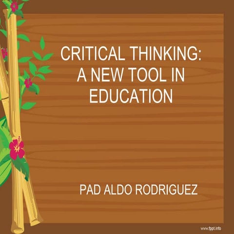 Critical Thinking Marzo 2010