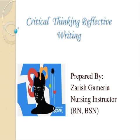 critical thinking and ref writing.pptx for nursing