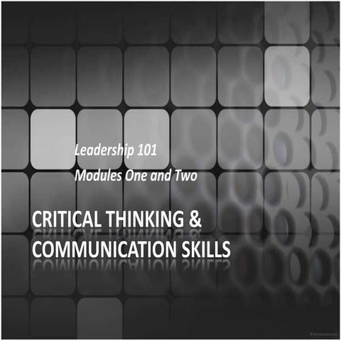 Critical thinking & communication skills rev5.24.10