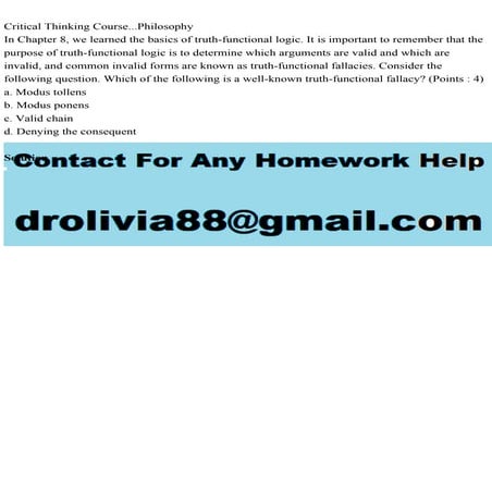 Critical Thinking Course...PhilosophyIn Chapter 8, we learned the .pdf