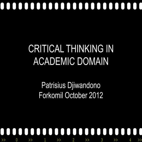 Critical Thinking: Its Basic Elements