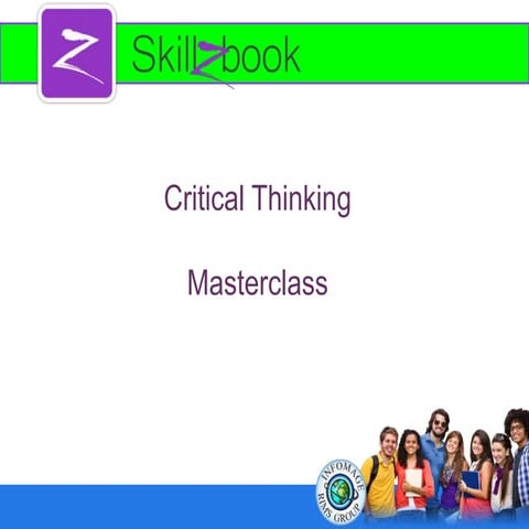 Skillzbook: Critical Thinking Masterclass
