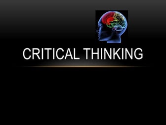 Critical thinking1