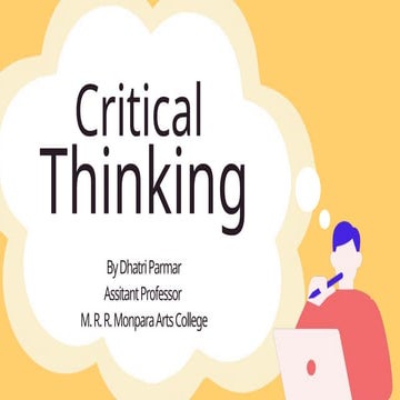 Critical Thinking Skills | Life Skills |