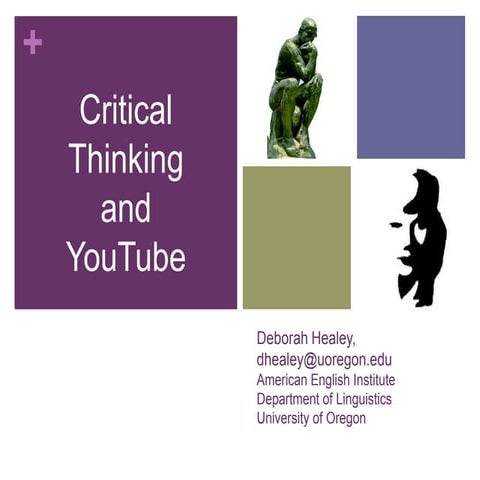 Healey-Critical thinking with YouTube