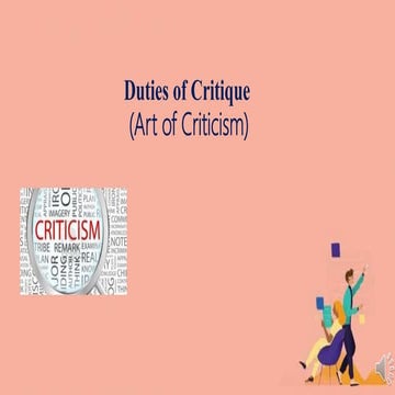 Criticism