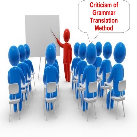 Critics of grammar translation method sunum