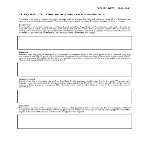 Critique guide & self eval (save as only) (2)