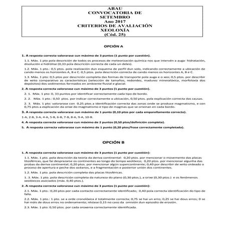 Criterios avaliación xeoloxia abau