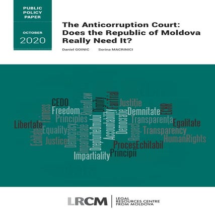 The Anticorruption Court: Does the Republic of Moldova Really Need It?