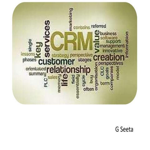 Brief about CRM 
