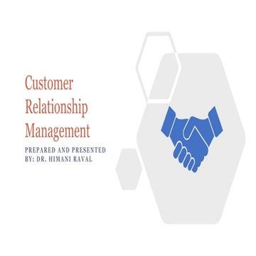 Customer Relationship Management