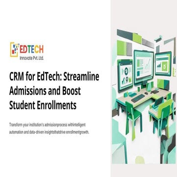 CRM for EdTech: Streamline Admissions and Boost Student Enrollments ...