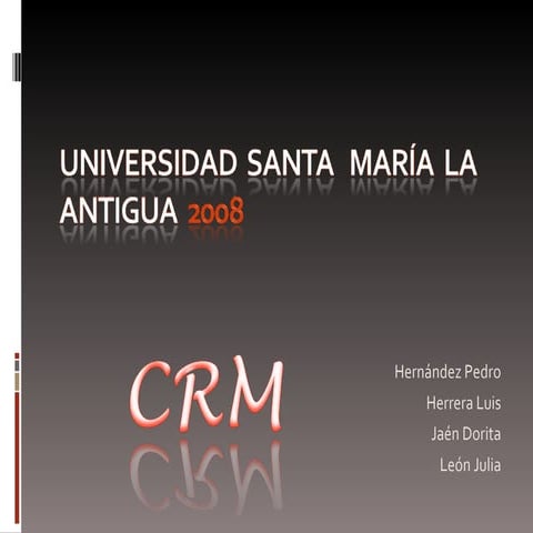 Crm  Customer Relationship Management