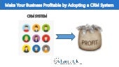 Make your business profitable by adopting a crm system