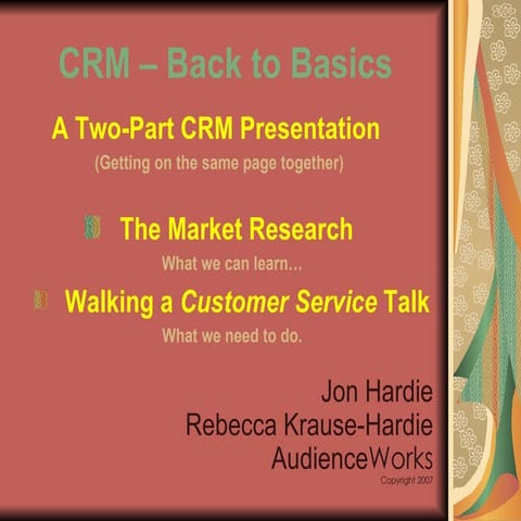 Crm Part 1 & 2