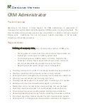 professional summary sap crm 7 0 lakshminarasimhan h crm job description