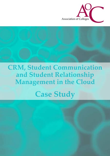 Crm and student relationship 