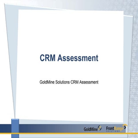 Crm Assessment E Book V F