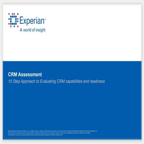 Crm assessment template